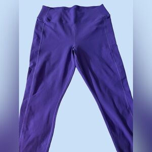 💜 Skechers Purple Ribbed Leggings – Size 2XL – NWOT